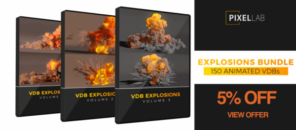 the pixel lab vdb explosions bundle discount discount