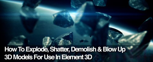 element 3d shatter objects