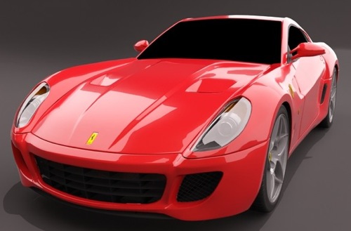 Free Ferrari 3d Model For Element 3d Obj Format