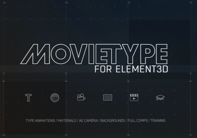 Motionworks MovieType Pack for Element 3D