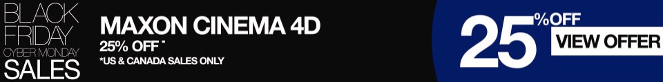 Maxon Cinema 4D Black Friday Sale 2017