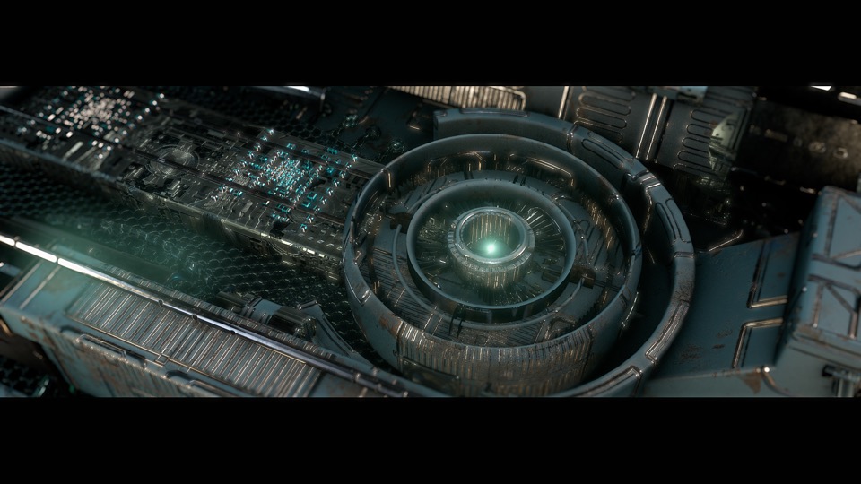Element 3D space craft after vfxer pro metals 4k