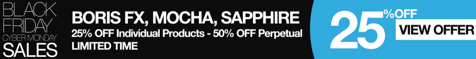 Boris FX Mocha Pro Sapphire Black Friday Sale 2019