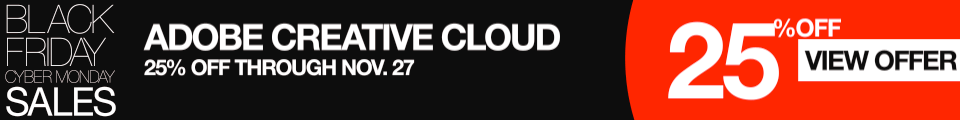 Adobe Creative Cloud Black Friday Sale 2020