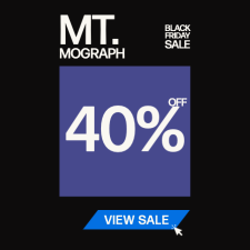 Mt. Mograph black friday sale 2022
