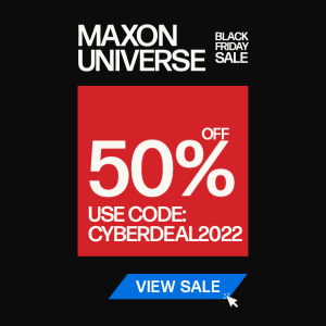 maxon red giant universe black friday sale 2022