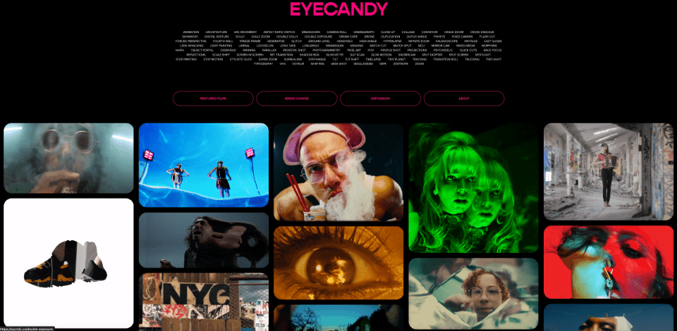 eyecandy visual filmmaking techniques for vfx artists