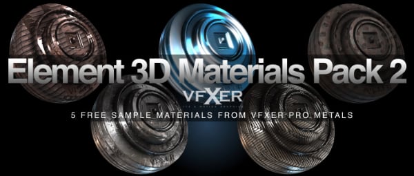 Free Element 3D Materials Pack