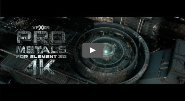 vfxer pro metals 4k element 3d video thumb