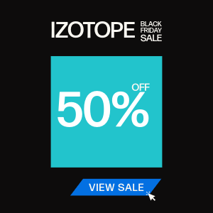 izotope black friday sale 2023